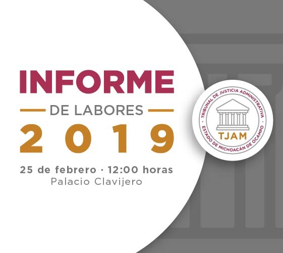 Presenta Informe de Labores TJAM